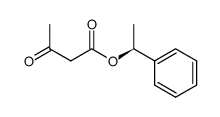 (S)-1-phenylethyl acetoacetate结构式