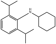 N-Cyclohexyl-2,6-bis(1-methylethyl)-Benzenamine结构式