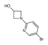 1-(5-Bromo-2-pyridinyl)-3-azetidinol结构式