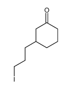 3-(3-Iodopropyl)cyclohexan-1-one Structure