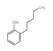 Phenol, 2-pentyl- structure