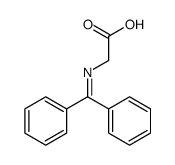 Glycine, N-(diphenylmethylene)-结构式