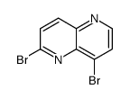 2,8-二溴-1,5-二氮杂萘结构式