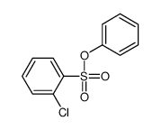 Benzenesulfonic acid, o-chloro-phenyl ester structure