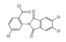 4-chloro-2-(5,6-dichloro-1,3-dioxoisoindolin-2-yl)benzoyl chloride Structure