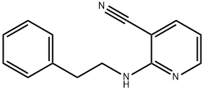 2-[(2-Phenylethyl)amino]nicotinonitrile structure