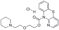 2-[2-(piperidin-1-yl)ethoxy]ethyl 10H-pyrido[3,2-b][1,4]benzothiazine-10-carboxylate hydrochloride structure