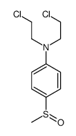 4-(methylsulfinyl)phenyl nitrogen mustard结构式