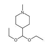 4-(Diethoxymethyl)-1-methylpiperidine结构式