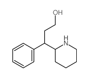 2-Piperidinepropanol, g-phenyl- Structure