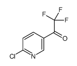 1-(6-氯吡啶-3-基)-2,2,2-三氟乙酮结构式