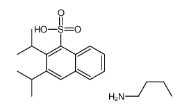 butan-1-amine,2,3-di(propan-2-yl)naphthalene-1-sulfonic acid结构式