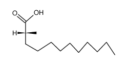 (R)-(-)-2-methyldodecanoic acid Structure