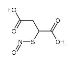 S-nitroso-beta-mercaptosuccinic acid Structure