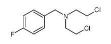 N,N-Bis(2-chloroethyl)-p-fluorobenzylamine Structure