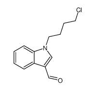 1-(4-Chlorobutyl)indole-3-carboxaldehyde结构式