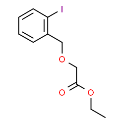 Acetic acid, 2-[(2-iodophenyl)Methoxy]-, ethyl ester Structure