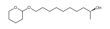 (2S,2'RS)-10-(tetrahydropyran-2'-yloxy)decan-2-ol结构式