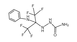 2-(1,1,1,3,3,3-hexafluoro-2-(phenylamino)propan-2-yl)hydrazinecarboxamide Structure