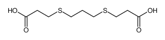 3,3'-(propylenedithio)dipropionic acid Structure