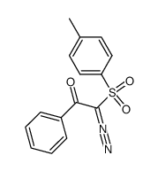 α-benzoyl-α-(p-tolylsulfonyl)diazomethane结构式