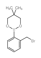 (2-BROMOMETHYLPHENYL)BORONIC ACID NEOPENTYL GLYCOL ESTER Structure