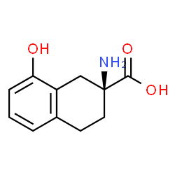 2-Naphthalenecarboxylicacid,2-amino-1,2,3,4-tetrahydro-8-hydroxy-,(S)-(9CI) structure