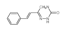 Hydrazinecarboxamide,2-[(2E)-1-methyl-3-phenyl-2-propen-1-ylidene]-结构式