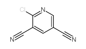 2-Chloropyridine-3,5-dicarbonitrile structure