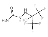 Hydrazinecarboxamide,2-[2,2,2-trifluoro-1-hydroxy-1-(trifluoromethyl)ethyl]- Structure