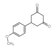 5-(4-甲氧基苯基)环己烷-1,3-二酮结构式
