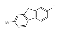 9H-Fluorene,2-bromo-7-fluoro- Structure