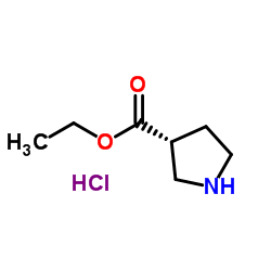 Ethyl (R)-3-Pyrrolidinecarboxylate Hydrochloride structure