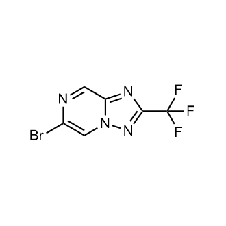 6-Bromo-2-(trifluoromethyl)-[1,2,4]triazolo[1,5-a]pyrazine Structure