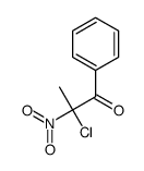 1-Propanone, 2-chloro-2-nitro-1-phenyl- (9CI) Structure