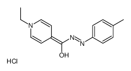 1-ethyl-N'-(4-methylphenyl)pyridin-1-ium-4-carbohydrazide,chloride结构式