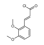 3-(2,3-dimethoxyphenyl)prop-2-enoyl chloride Structure