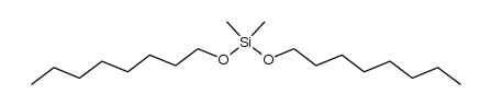 dimethyl-bis-octyloxy-silane Structure