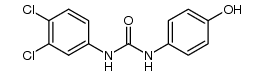 N-(3,4-dichloro-phenyl)-N'-(4-hydroxy-phenyl)-urea Structure