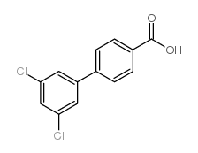 3',5'-二氯联苯-4-羧酸结构式