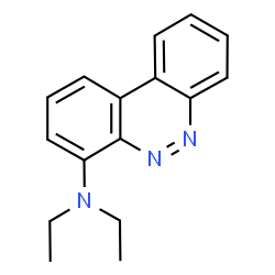 4-(Diethylamino)benzo[c]cinnoline structure