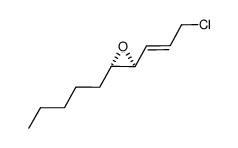 (2S,3S)-2-((E)-3-chloroprop-1-en-1-yl)-3-pentyloxirane结构式