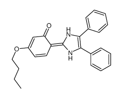 3-butoxy-6-(4,5-diphenyl-1,3-dihydroimidazol-2-ylidene)cyclohexa-2,4-dien-1-one Structure