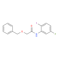 2-(Benzyloxy)-N-(5-fluoro-2-iodophenyl)acetamide structure