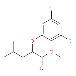 Methyl 2-(3,5-dichlorophenoxy)-4-methylpentanoate Structure