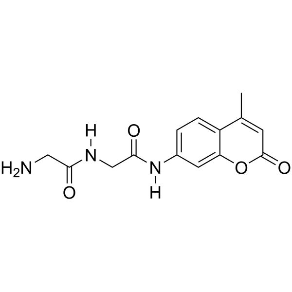 甘氨酰-N-(4-甲基-2-氧代-2H-1-苯并吡喃-7-基)甘氨酰胺图片