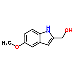 (5-Methoxy-1H-indol-2-yl)methanol Structure