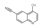 4-羟基喹啉-6-苯甲腈结构式
