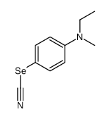 p-(Ethylmethylamino)phenyl selenocyanate Structure