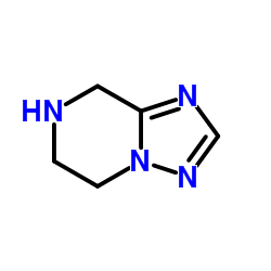 5,6,7,8-四氢-[1,2,4]三唑[1,5-A]吡嗪结构式